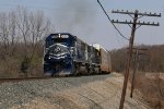 LSRC 6355 & 6352 roll around the long curve on the south side of Holly with Z127